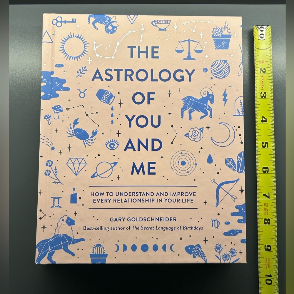 The Astrology Of You And Me book horoscope table top healing sign moon gift her